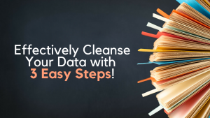 Effectively Cleanse Data