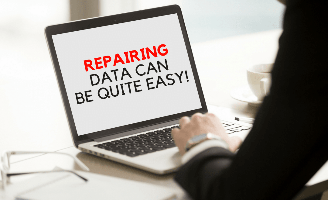 Repairing Data Can Be Quite Easy